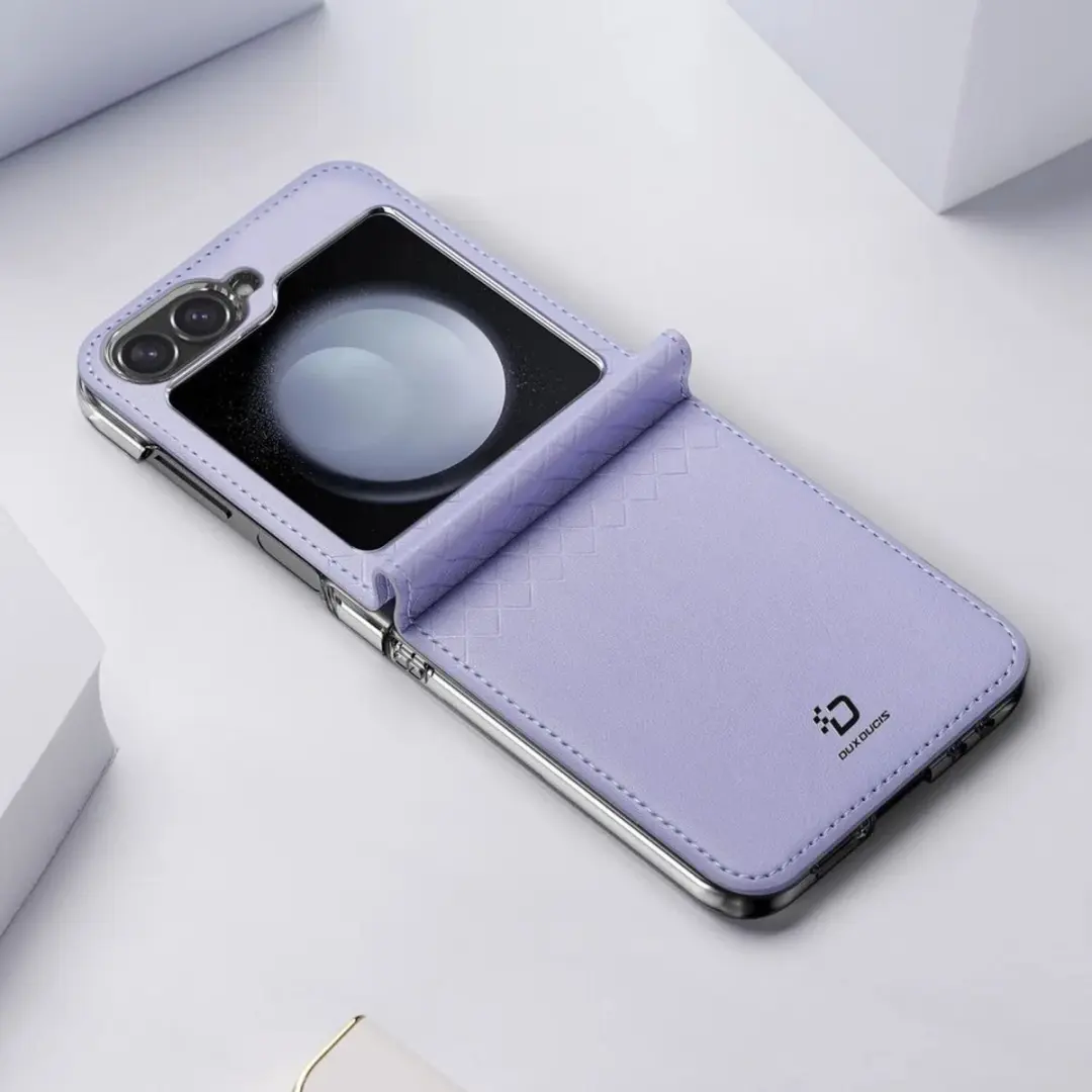 Dux Ducis Hoesje Samsung Galaxy Z Flip 6 - Paars