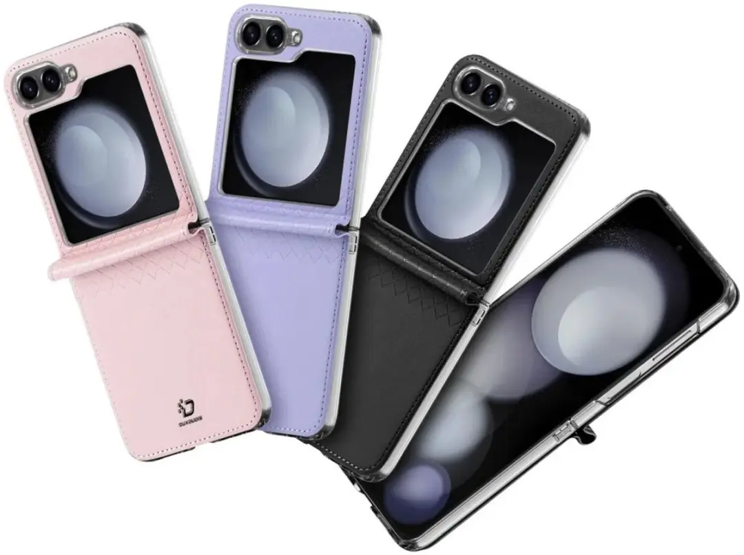 Dux Ducis Hoesje Samsung Galaxy Z Flip 6 - Paars - afbeelding 6 van 6
