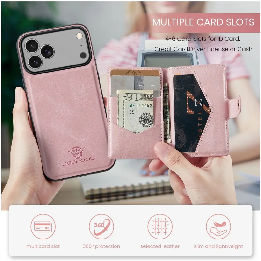 Caseme JH-01 Hoesje iPhone 17 Pro Max - Roze