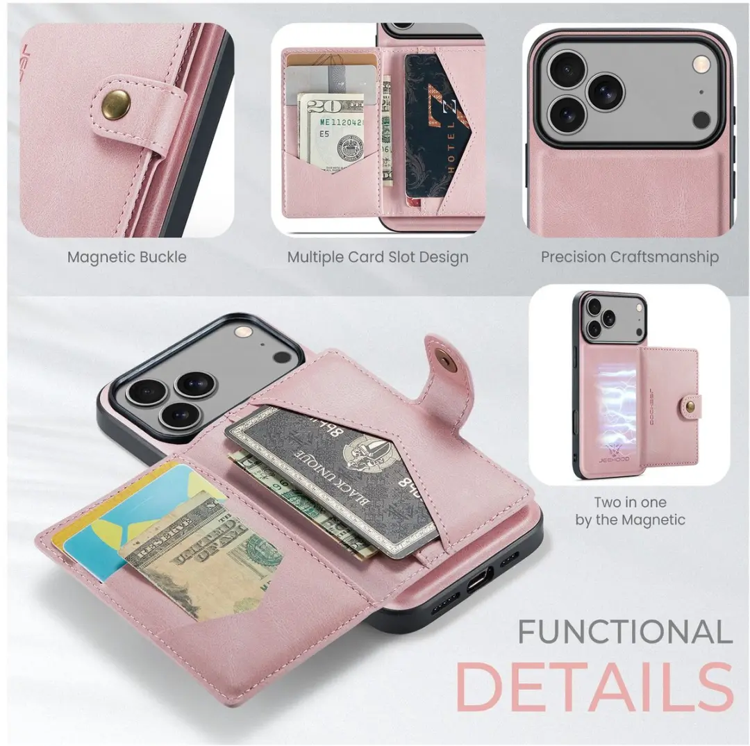 Caseme JH-01 Hoesje iPhone 17 Pro Max - Roze