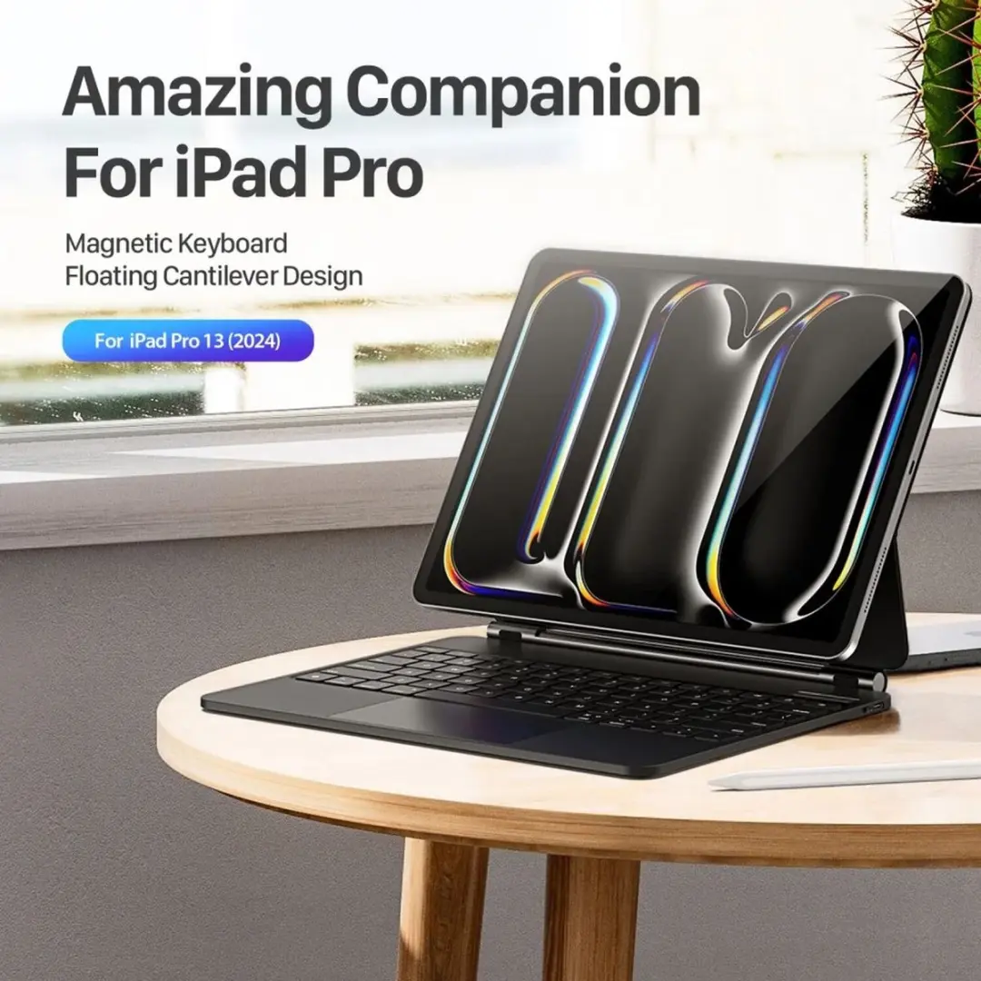 Dux Ducis Toetsenbordhoes Apple iPad Pro 13 - Zwart