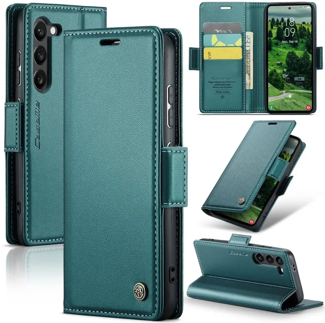 Caseme Litchi Texture Book Wallet Hoesje Samsung Galaxy S25