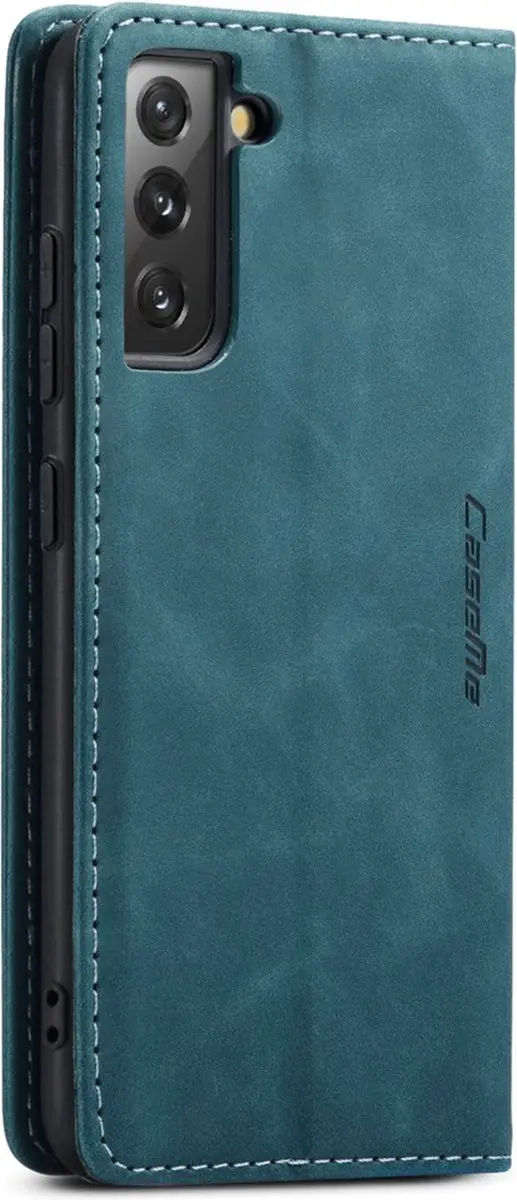 Caseme 013 Book Case Hoesje Samsung Galaxy S22 - Blauw