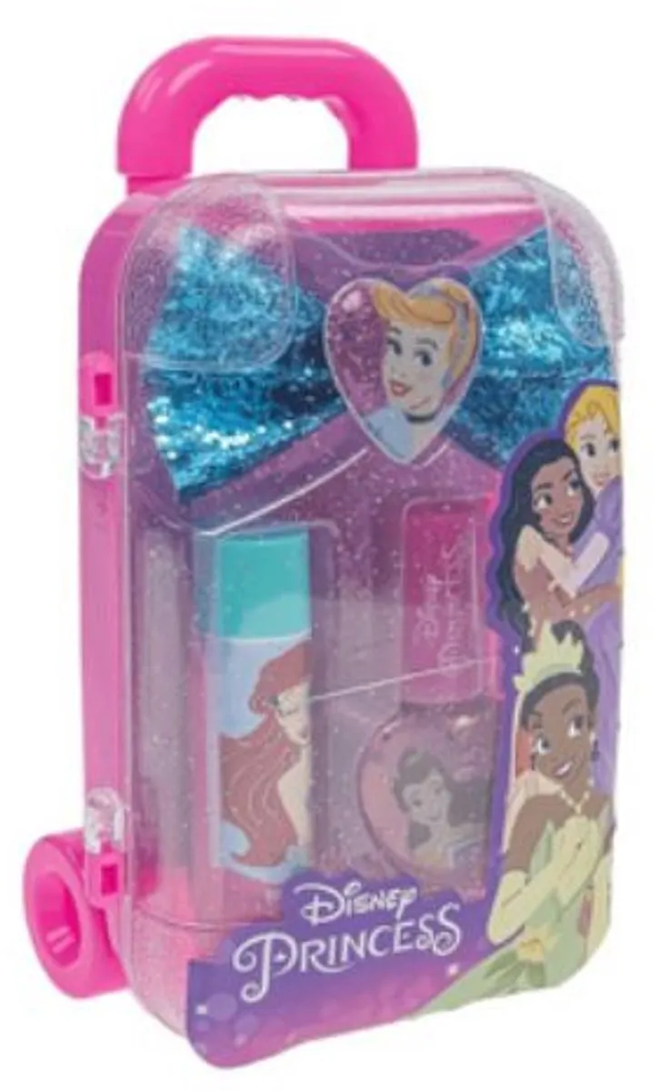 Disney Frozen/Stitch Mini Trolley Make-up 5ml - Roze/Blauw