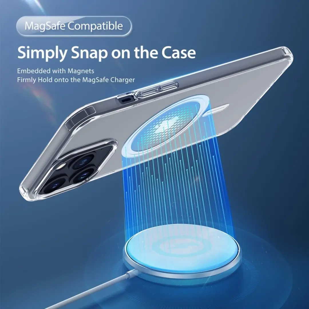 Dux Ducis iPhone 15 Pro Magnetisch Case - Transparant - 8720791579272