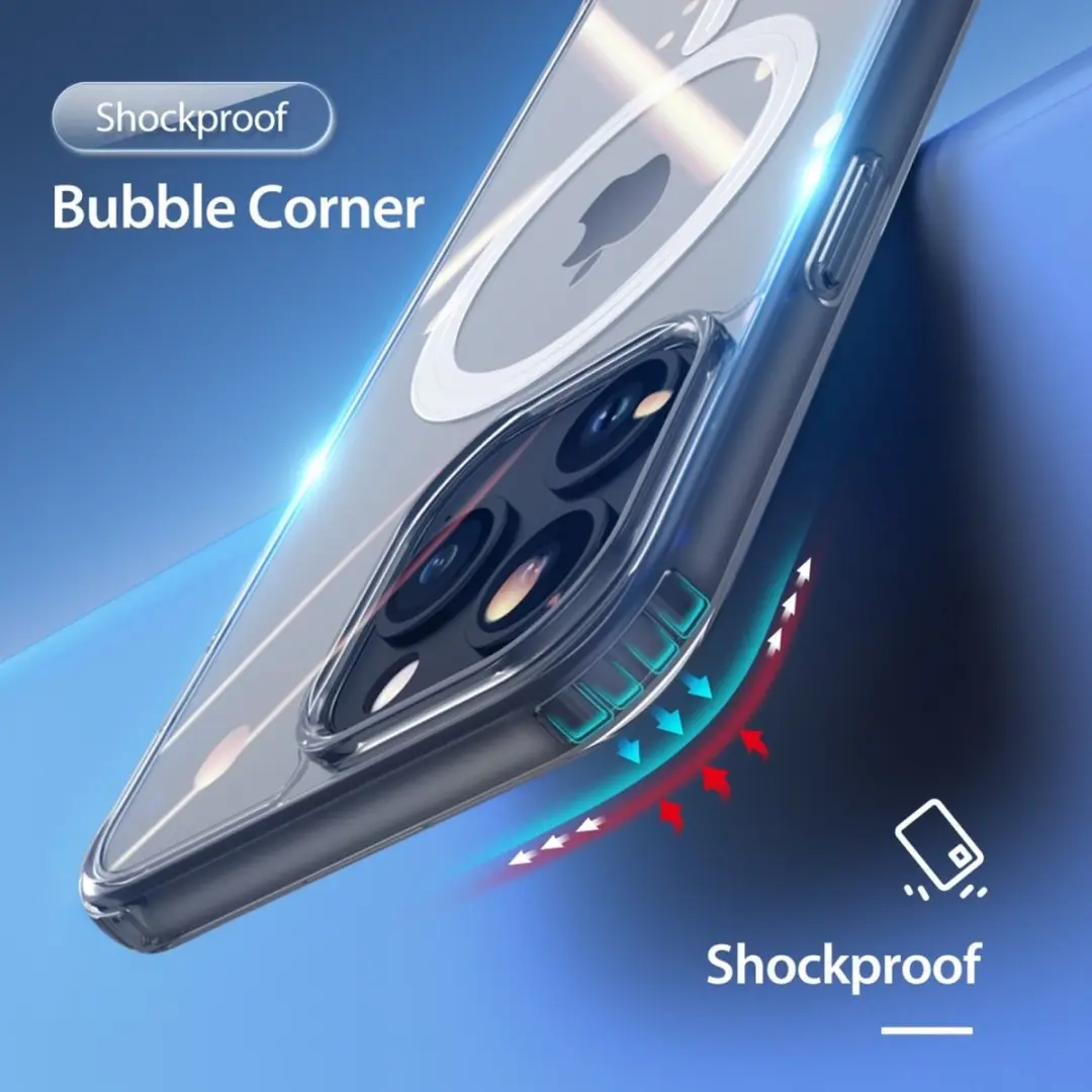 Dux Ducis iPhone 15 Pro Magnetisch Case - Transparant - 8720791579272