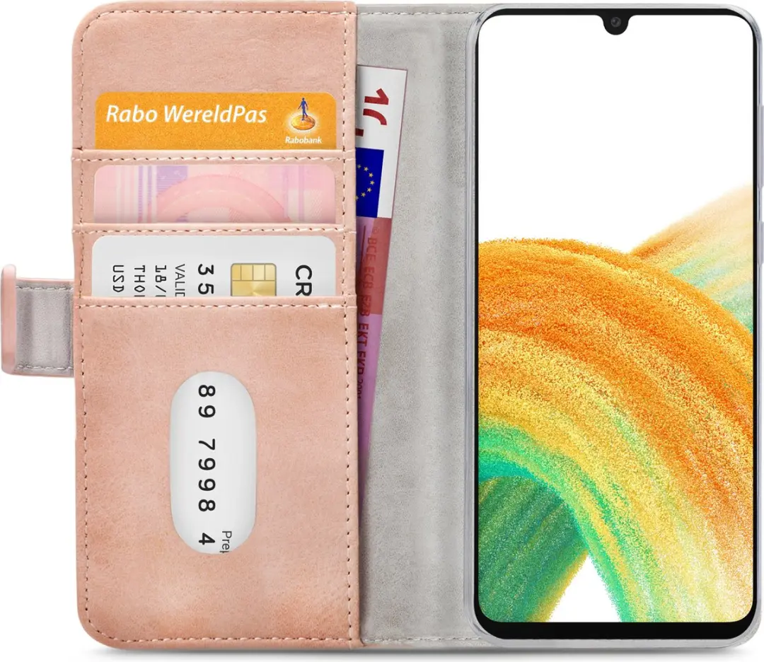 Mobilize Elite Gelly Bookcase Portemonnee Samsung Galaxy A33 - Roze
