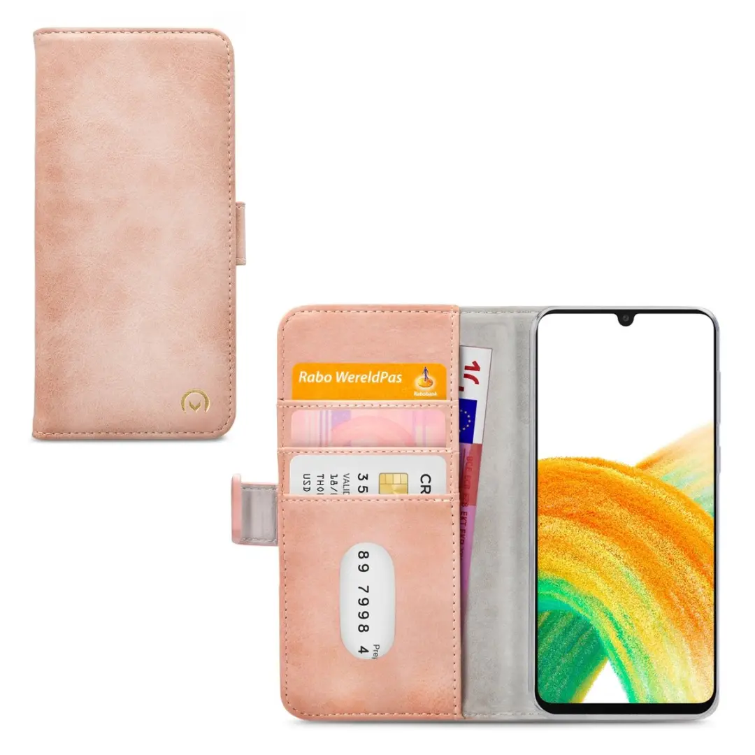 Mobilize Elite Gelly Bookcase Portemonnee Samsung Galaxy A33 - Roze