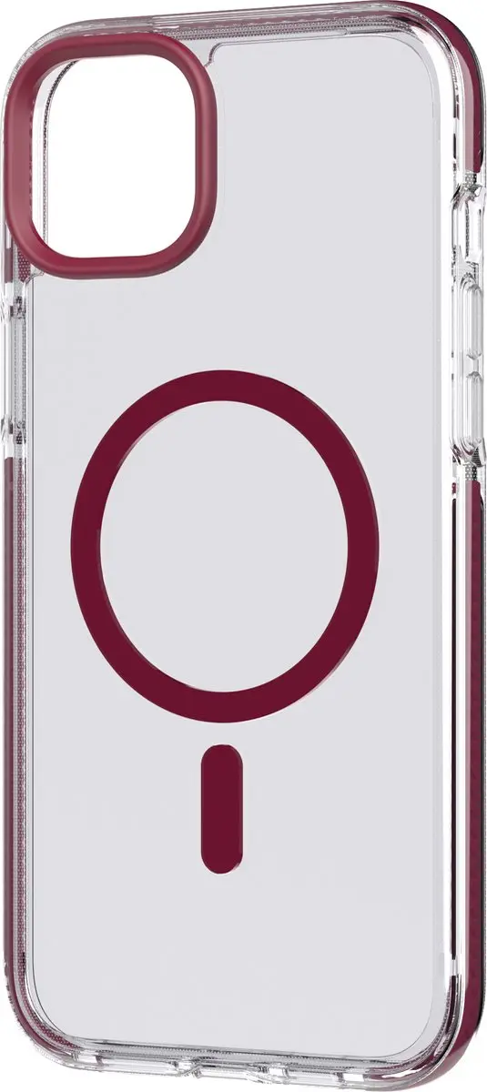 Tech21 Evo Crystal iPhone 14 Plus Hoesje - Transparant Rood - T21-9652