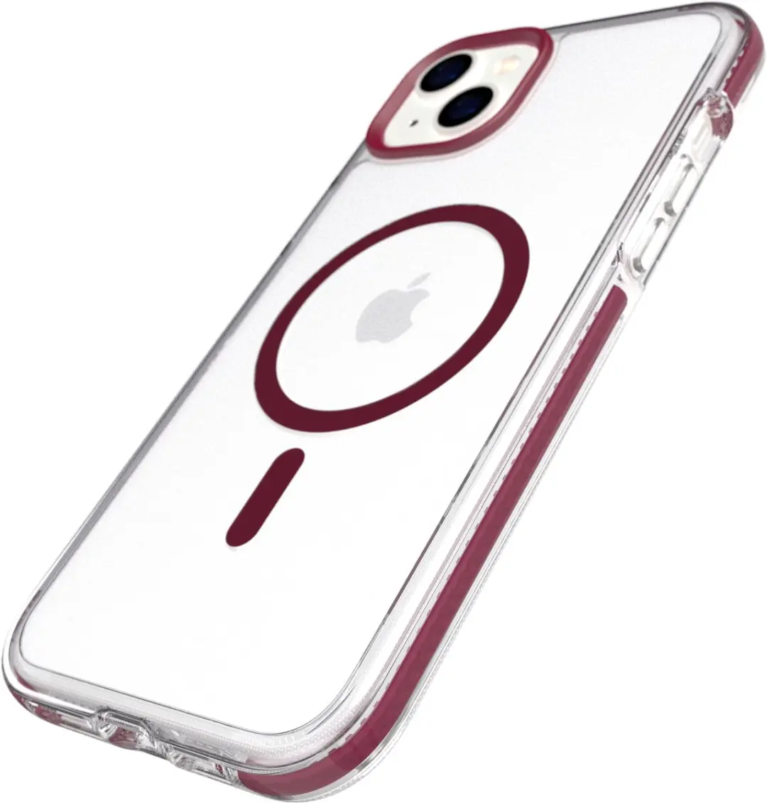Tech21 Evo Crystal iPhone 14 Plus Hoesje - Transparant Rood - T21-9652 - afbeelding 6 van 6