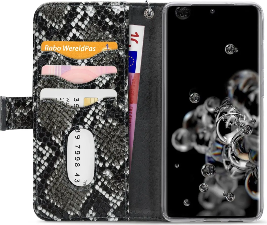 Mobilize Samsung Galaxy S20 Ultra Hoesje mpn-8718256927690 - 4 Pasjes - Zwart