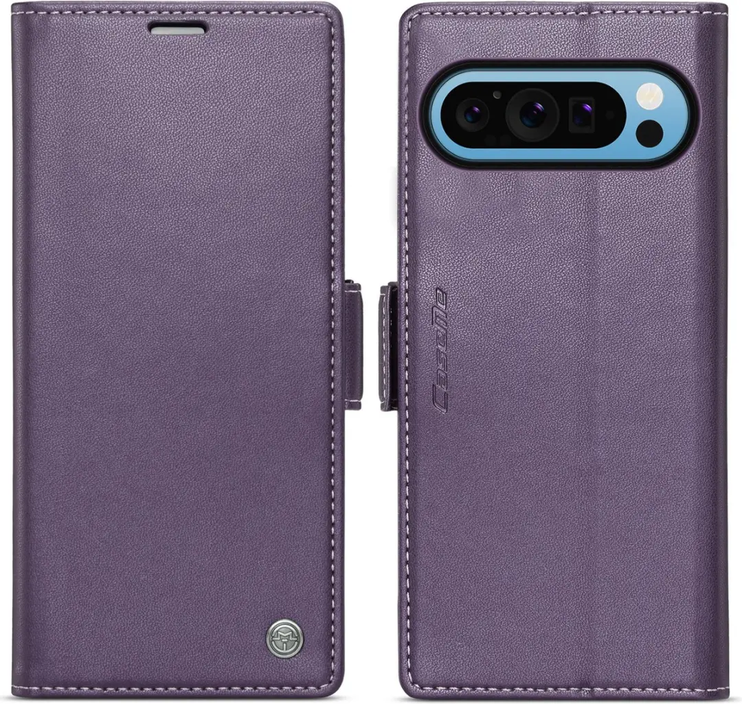 Caseme Wallet Case Paars - RFID & Magneetsluiting - Google Pixel 9/10 Pro XL