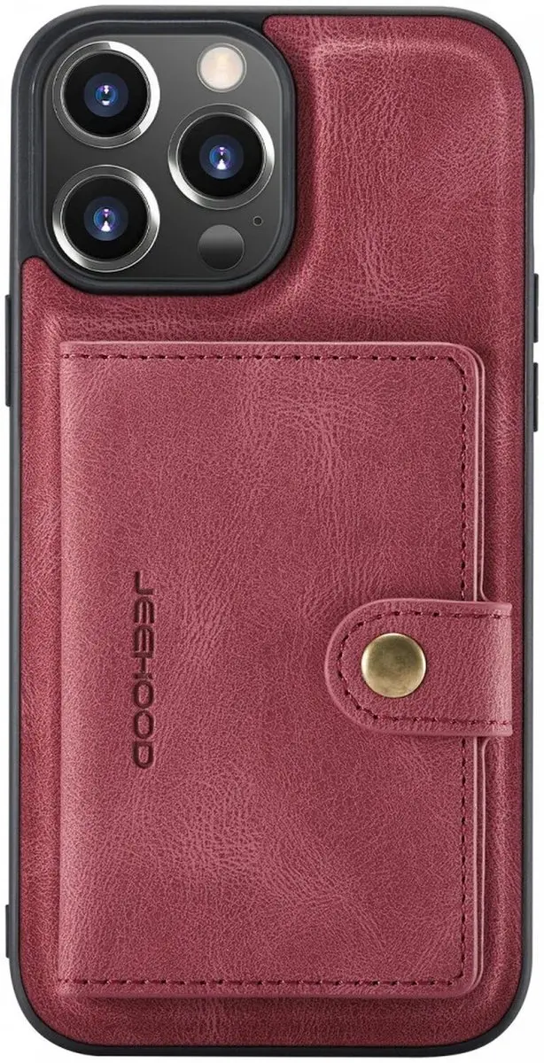 Caseme JH-01 Hoesje iPhone 13 - Rood