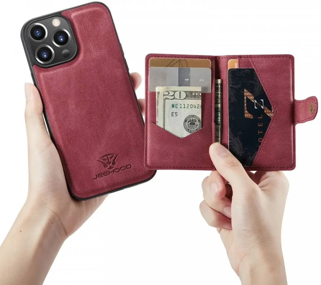Caseme JH-01 Hoesje iPhone 13 - Rood