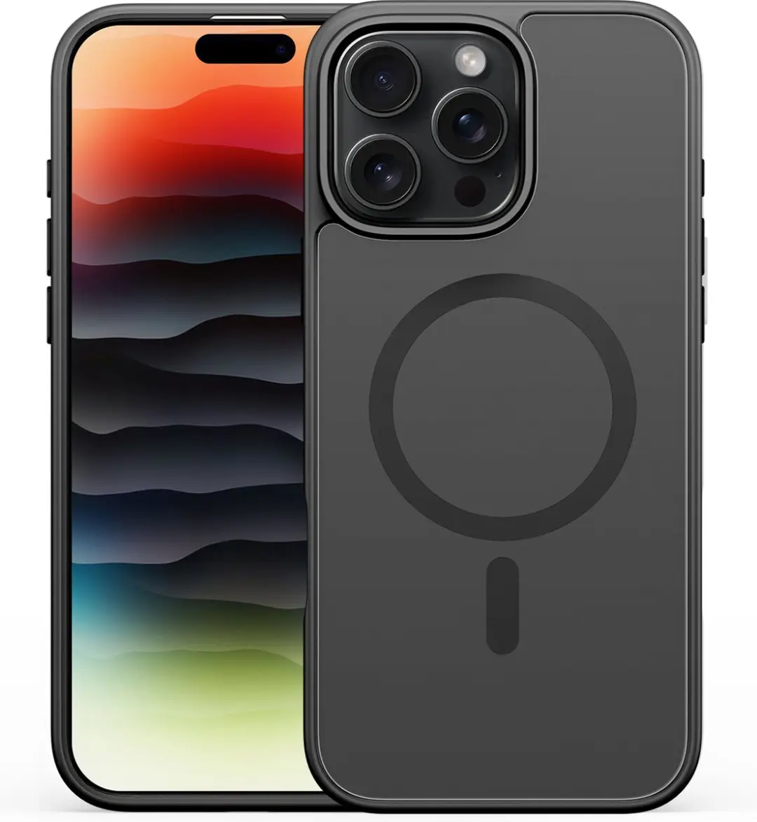 Dux Ducis Yind Serie iPhone 16 Pro Back Cover - Zwart