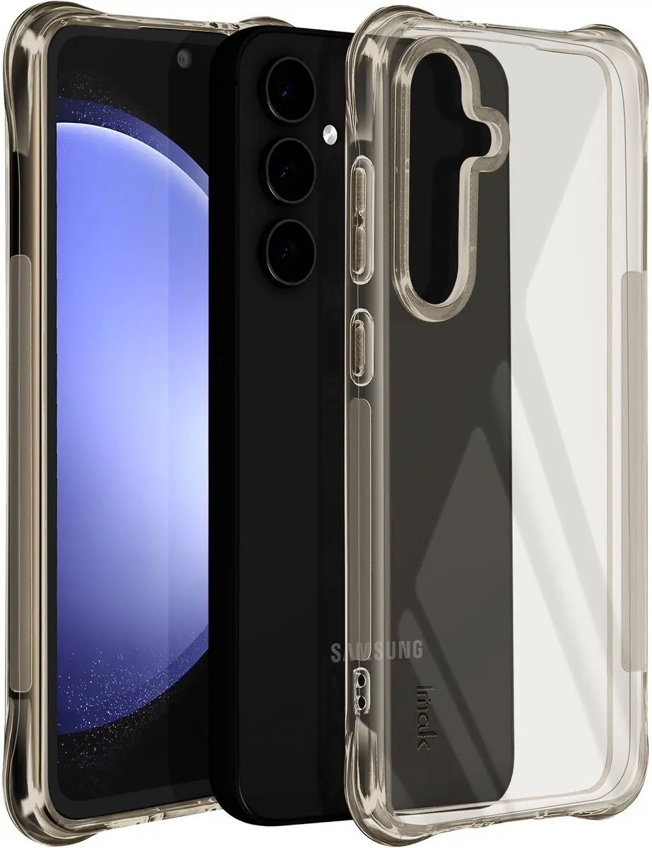 Imak Beschermhoesje Samsung Galaxy S24 FE - Transparant zwart - afbeelding 6 van 6