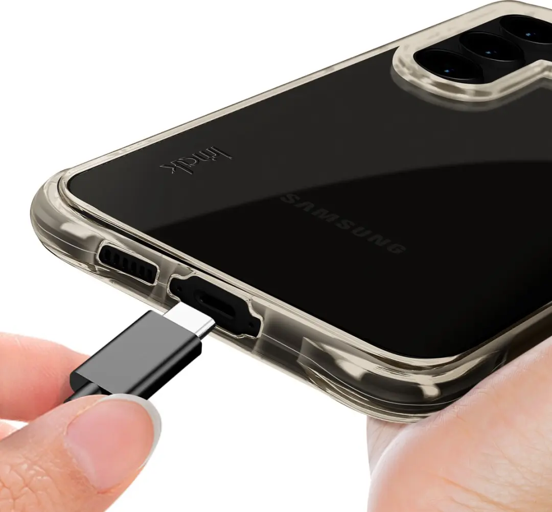 Imak Beschermhoesje Samsung Galaxy S24 FE - Transparant zwart