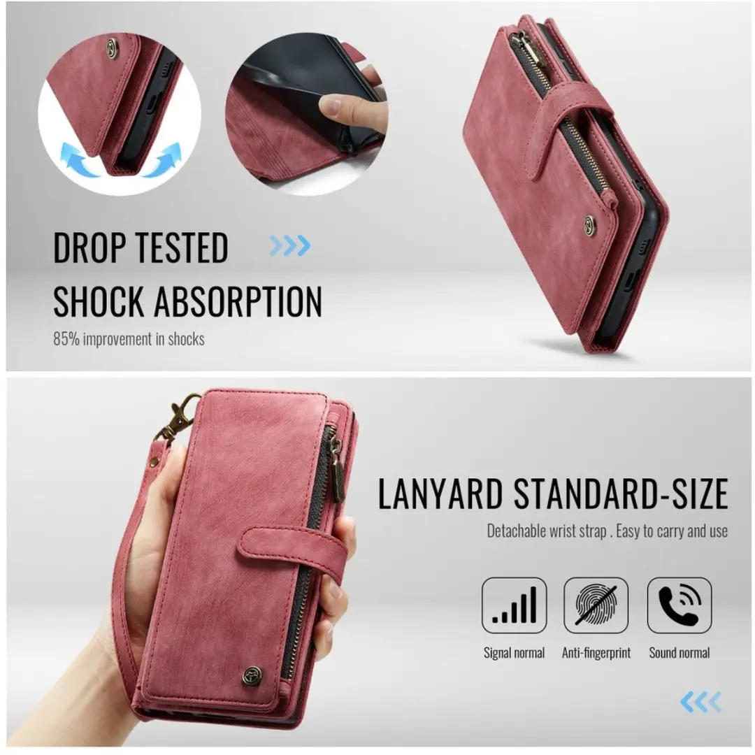 Caseme C30 Hoesje Samsung Galaxy S26 Plus - Rood
