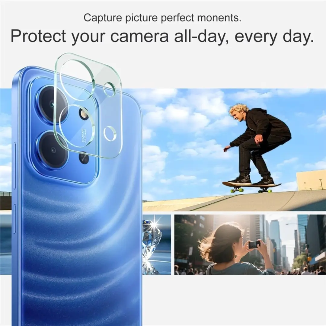 Imak 9H Camera Lens Protector Xiaomi Redmi 15C - Transparant