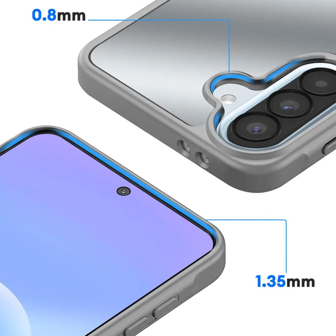 Dux Ducis Hoesje Samsung Galaxy A57 Mat Hybride 1.5m - Lichtgrijs