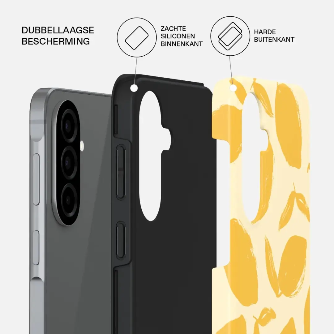 Burga Tough Backcover Samsung Galaxy A57 - Lemon Tart