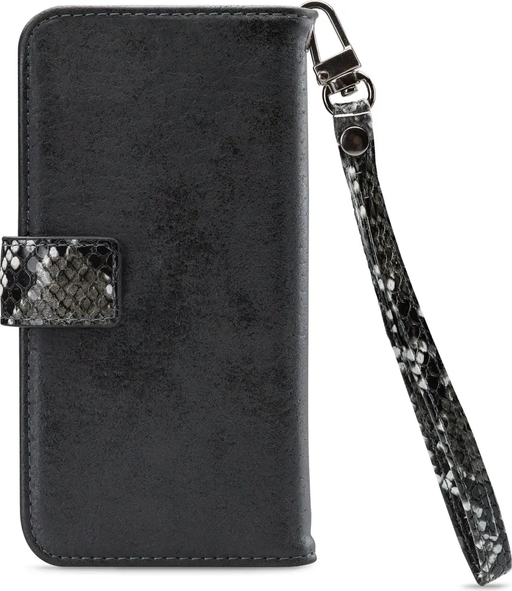 Mobilize iPhone 12 Pro Max Hoesje - Slangenprint Zwart - 4 Pasjes