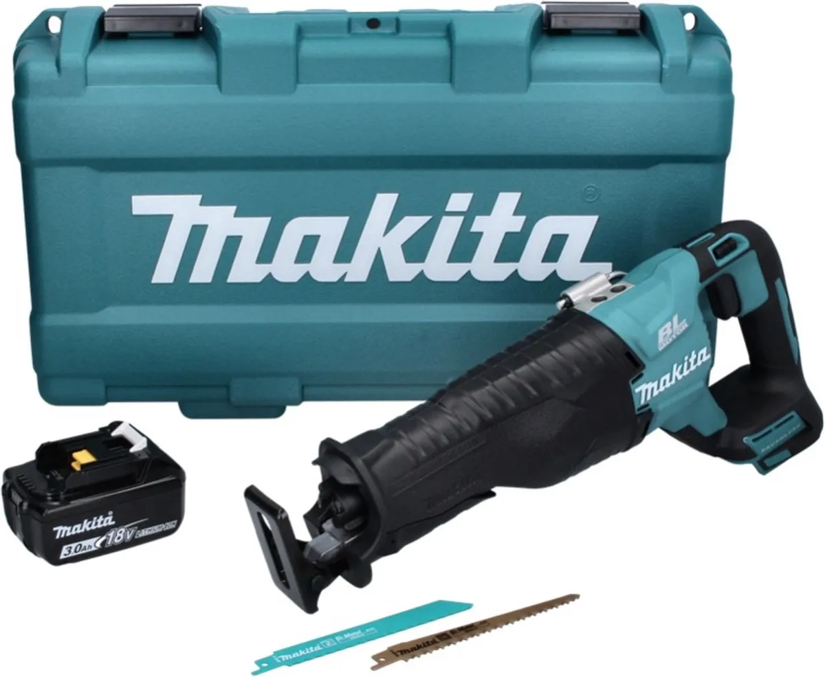 Makita DJR 187 F1K Reciprozaag 18V - borstelloos - 1x 3,0Ah - afbeelding 2 van 5