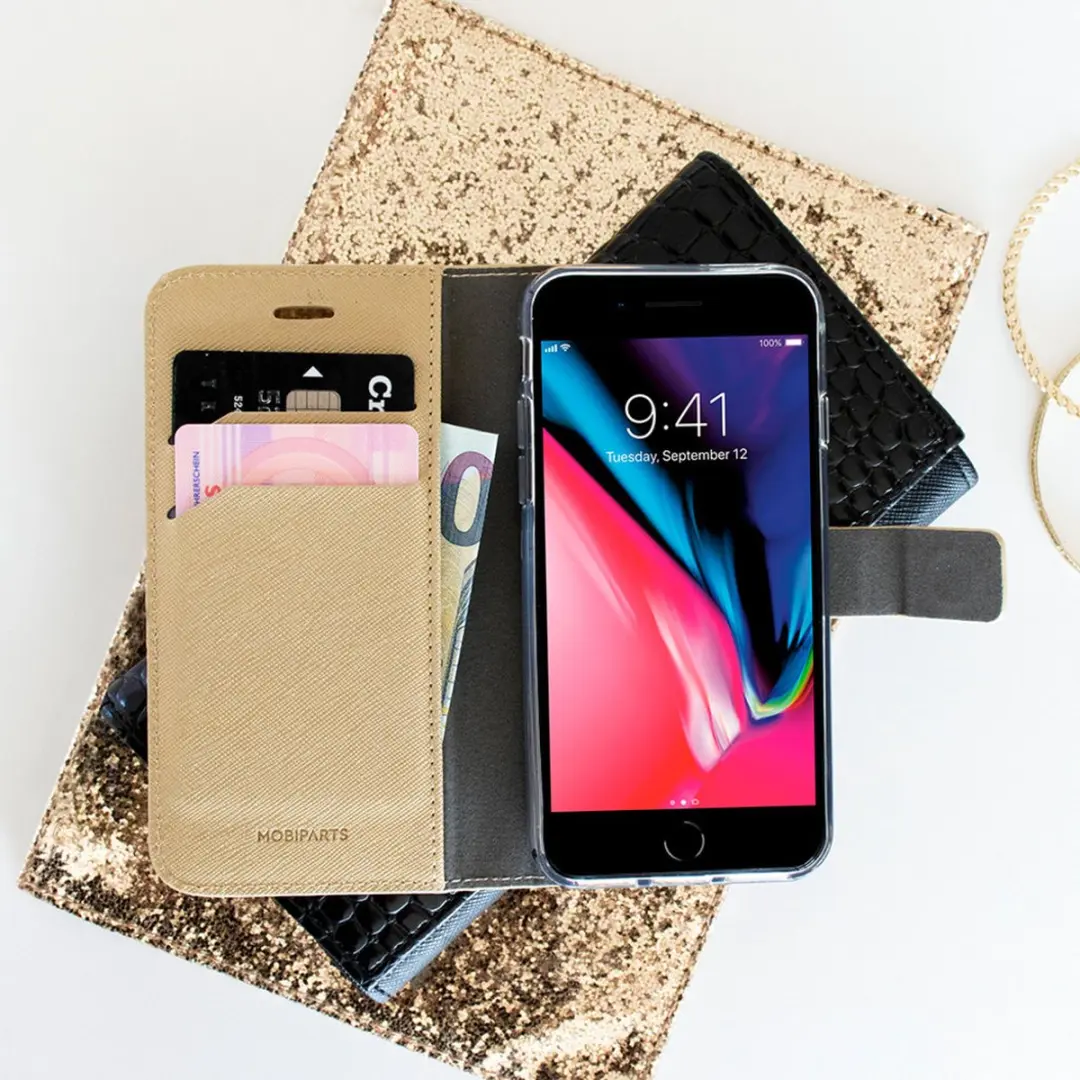 Mobiparts MP-79016 Hoesje Samsung Galaxy S9 - Goud