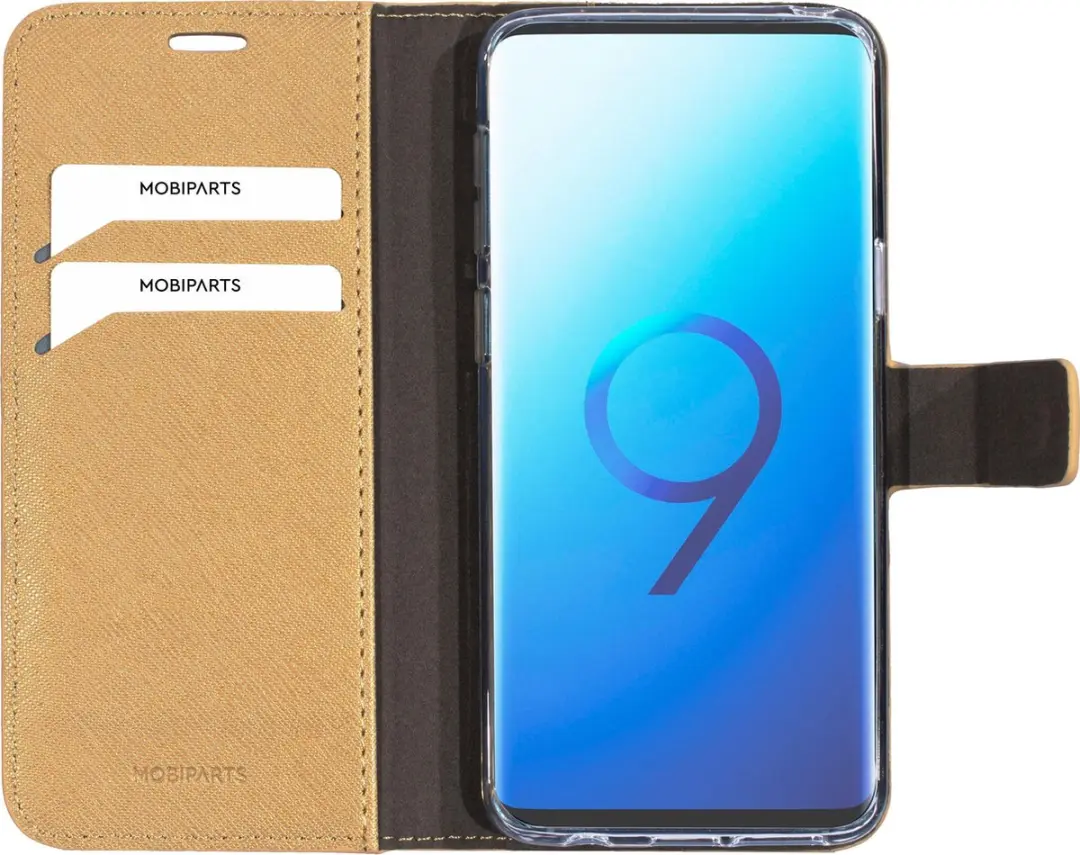Mobiparts MP-79016 Hoesje Samsung Galaxy S9 - Goud - afbeelding 6 van 6