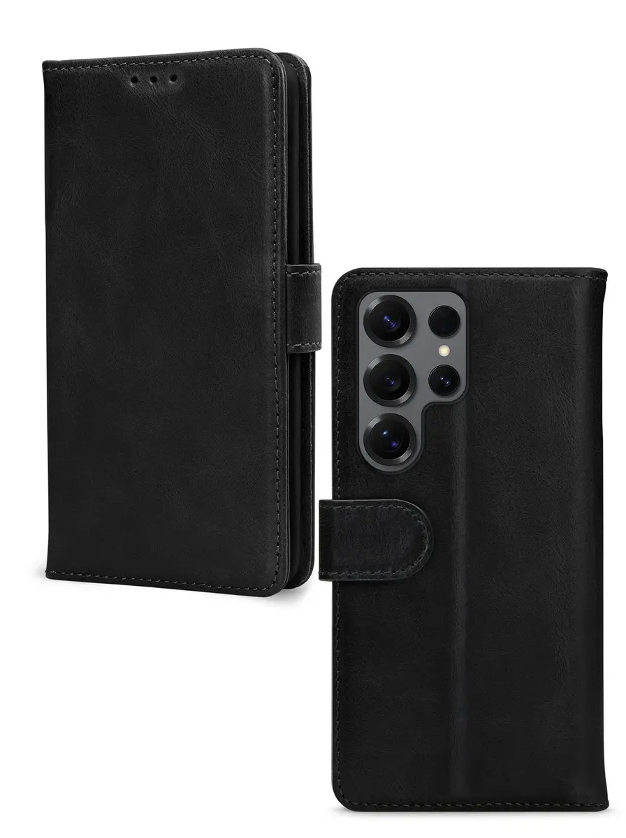 Mobilize Wallet Bookcase Telefoonhoesje S26 Ultra - Zwart - 4 Pasjes