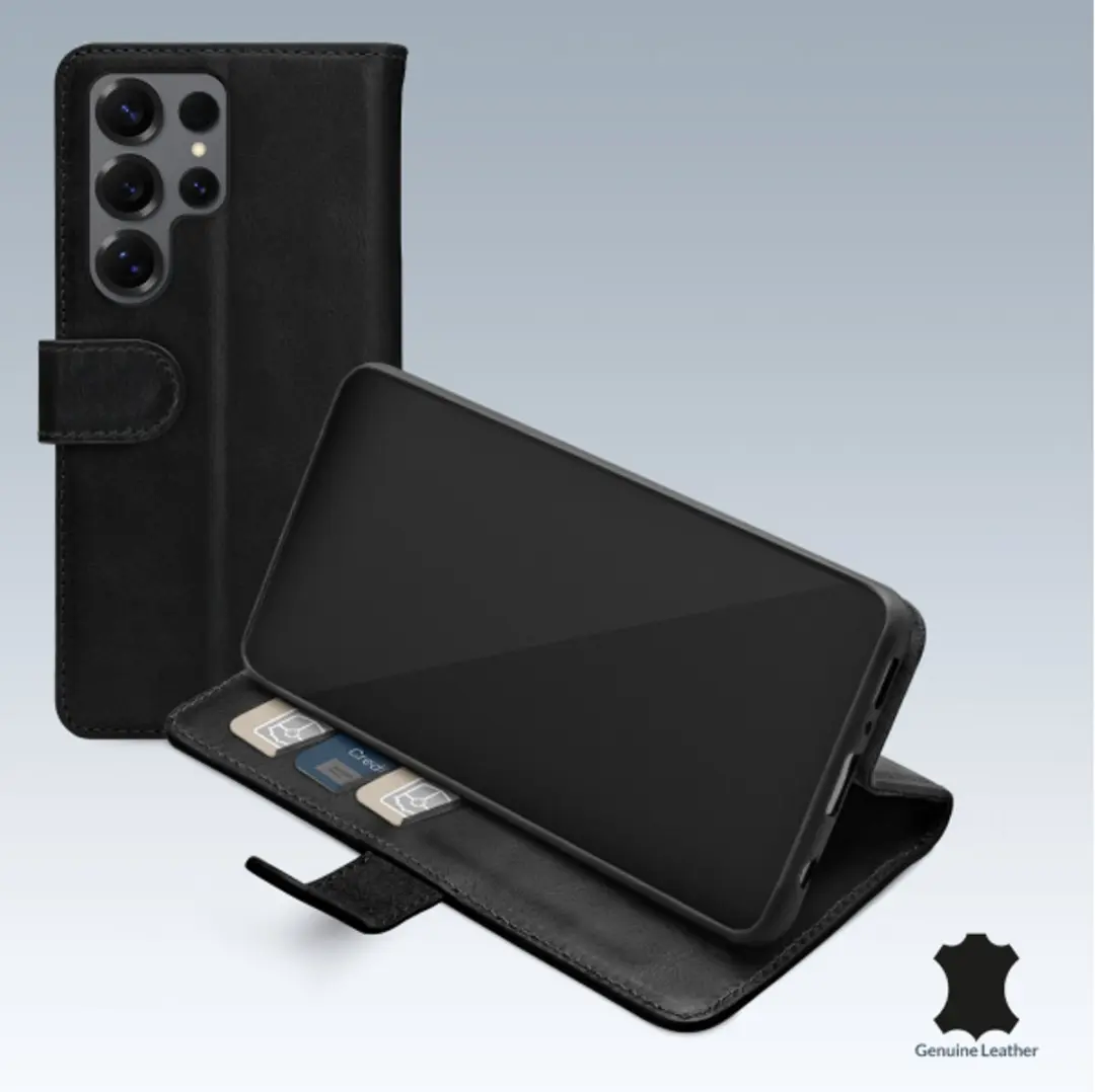 Mobilize Wallet Bookcase Telefoonhoesje S26 Ultra - Zwart - 4 Pasjes - afbeelding 6 van 6