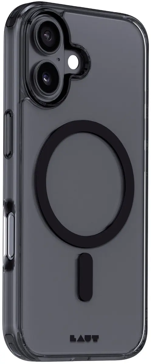 Laut Crystal Fluro Hoesje iPhone 17 - Zwart - MagSafe