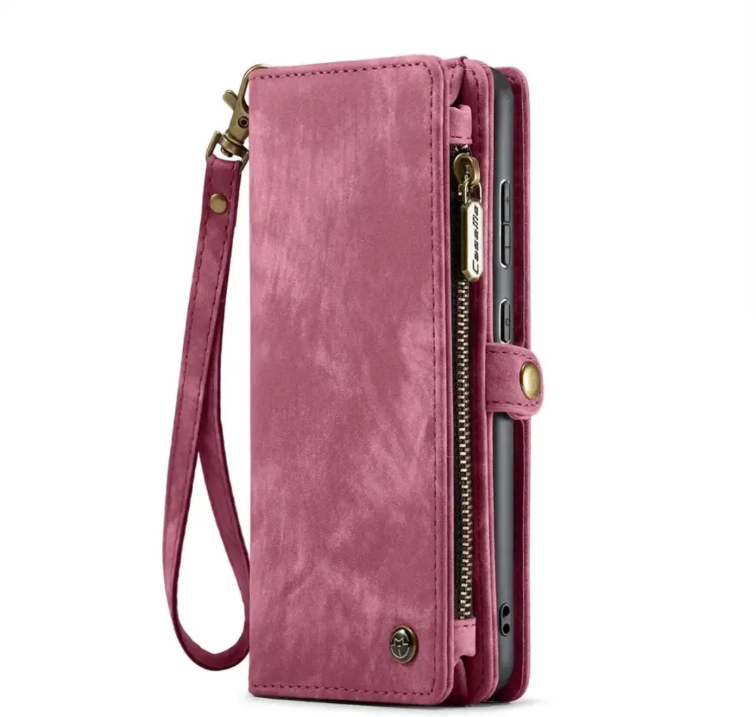 Caseme 008 Book Case Samsung Galaxy A36 - Portemonnee Rood