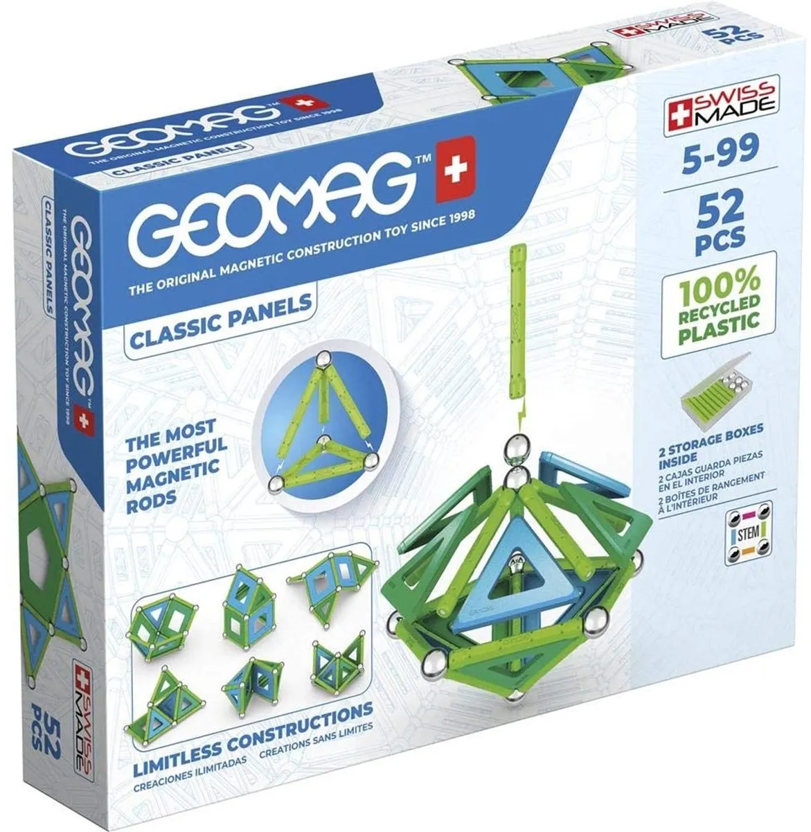 Geomag Classic Panels Green Line GM471