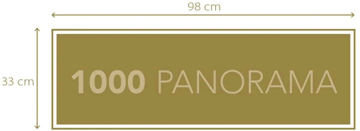 Clementoni Il Signore degli Anelli Panorama Puzzel 1000 Stuks - afbeelding 6 van 6