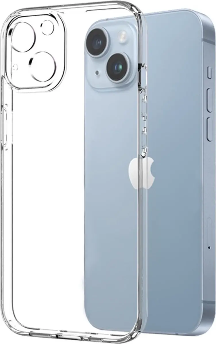 NORTHJO iPhone 14 Hoesje 2-in-1 - Transparant