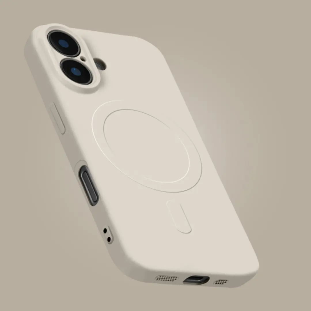 My Style iPhone 15 Pro MagSafe Hoesje - Antique White