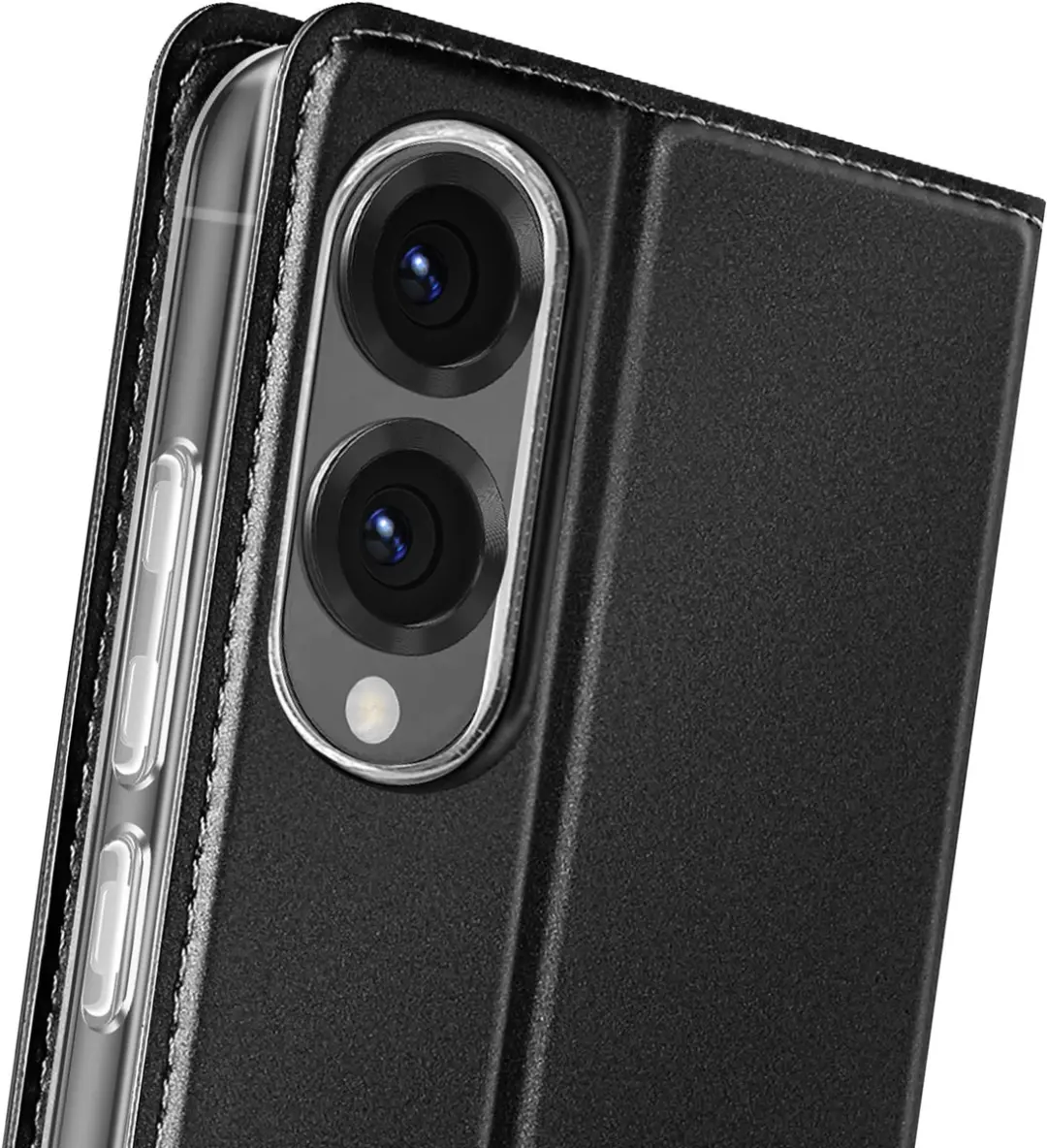 Dux Ducis FOLIO-217813 Hoesje Samsung Galaxy S25 Edge - Zwart