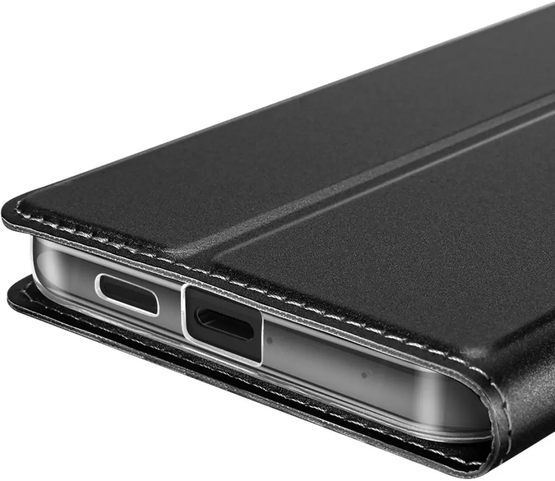 Dux Ducis FOLIO-217813 Hoesje Samsung Galaxy S25 Edge - Zwart
