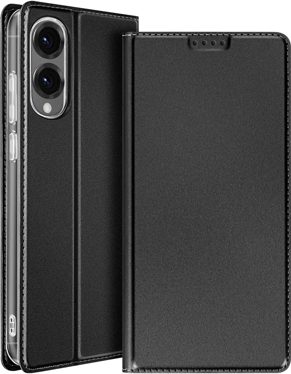 Dux Ducis FOLIO-217813 Hoesje Samsung Galaxy S25 Edge - Zwart