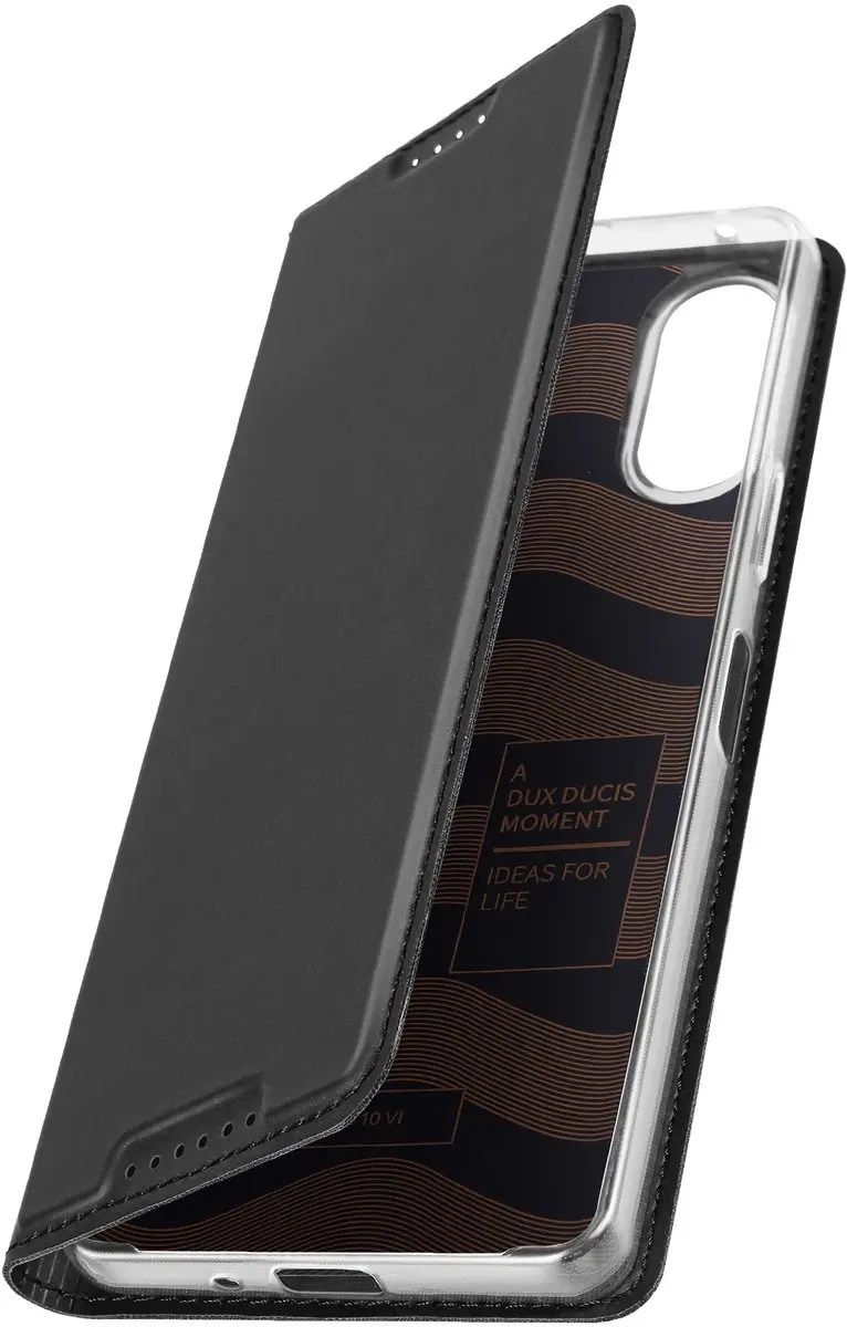 Dux Ducis Telefoonhoesje FOLIO-PRO-BK-XP106 - Sony Xperia 10 VI - Zwart - afbeelding 2 van 6
