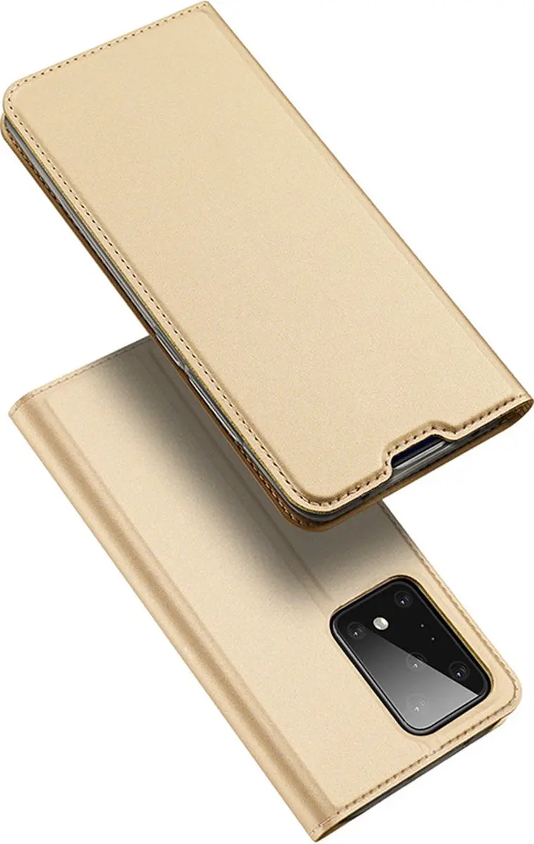 Dux Ducis Pro Series Slim Wallet Hoes - Samsung Galaxy S20 Ultra - Goud