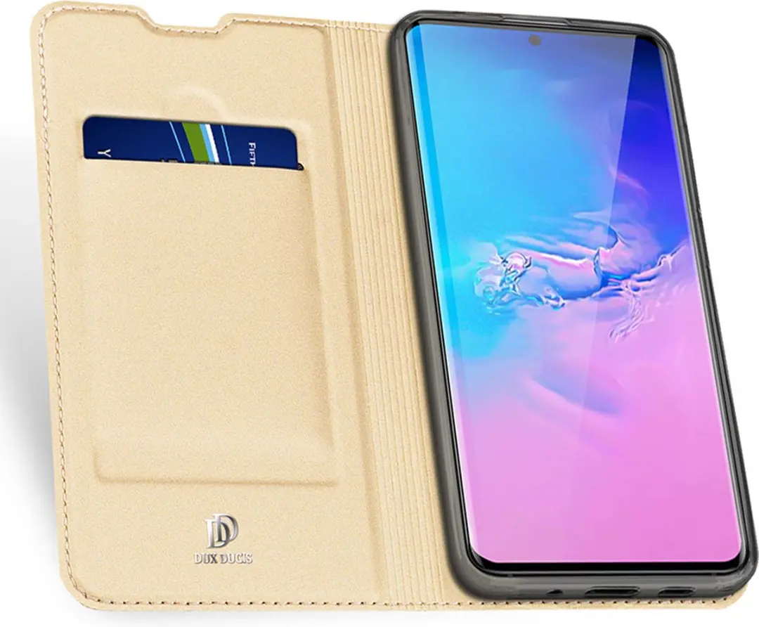Dux Ducis Pro Series Slim Wallet Hoes - Samsung Galaxy S20 Ultra - Goud