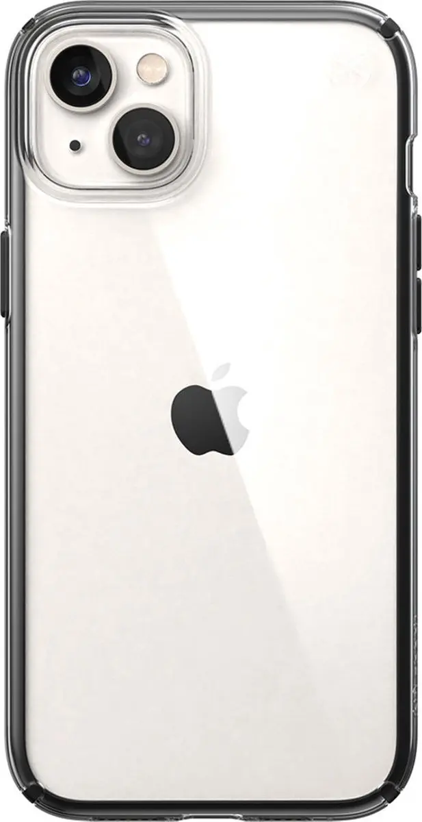 Speck Presidio Perfect Clear iPhone 14/15 Plus - Zwart/Transparant