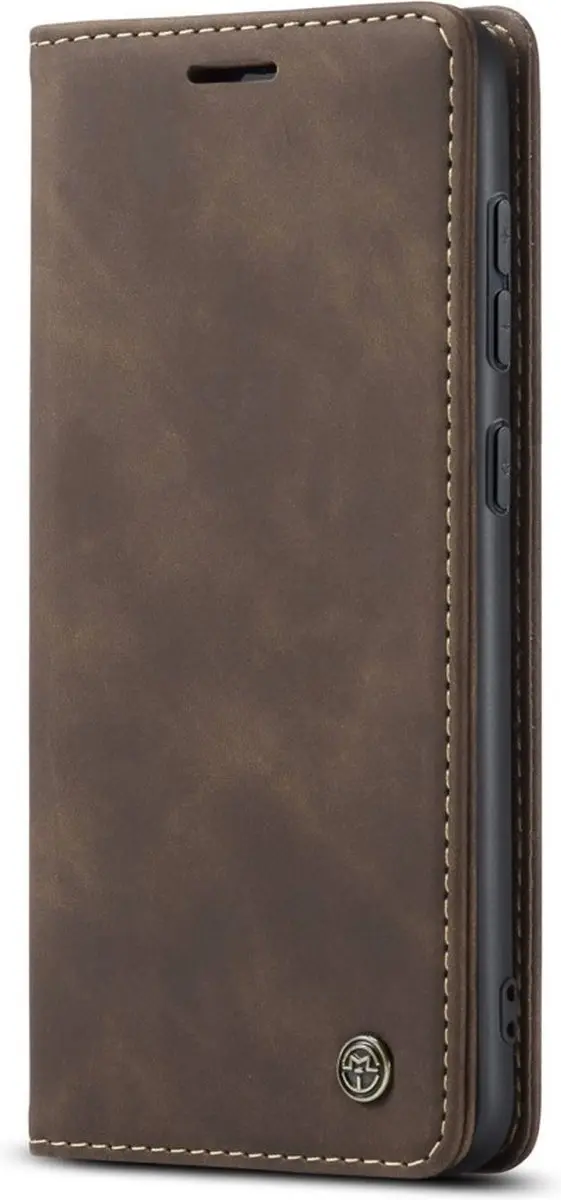 Caseme 013 Book Case Hoesje - Samsung Galaxy S25 Plus - Donkerbruin