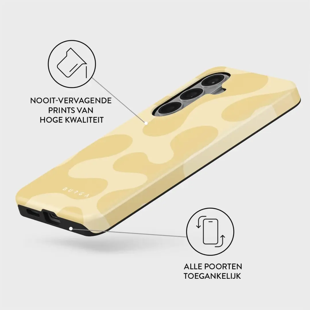 Burga Tough Backcover MagSafe - Geel - Samsung Galaxy S26