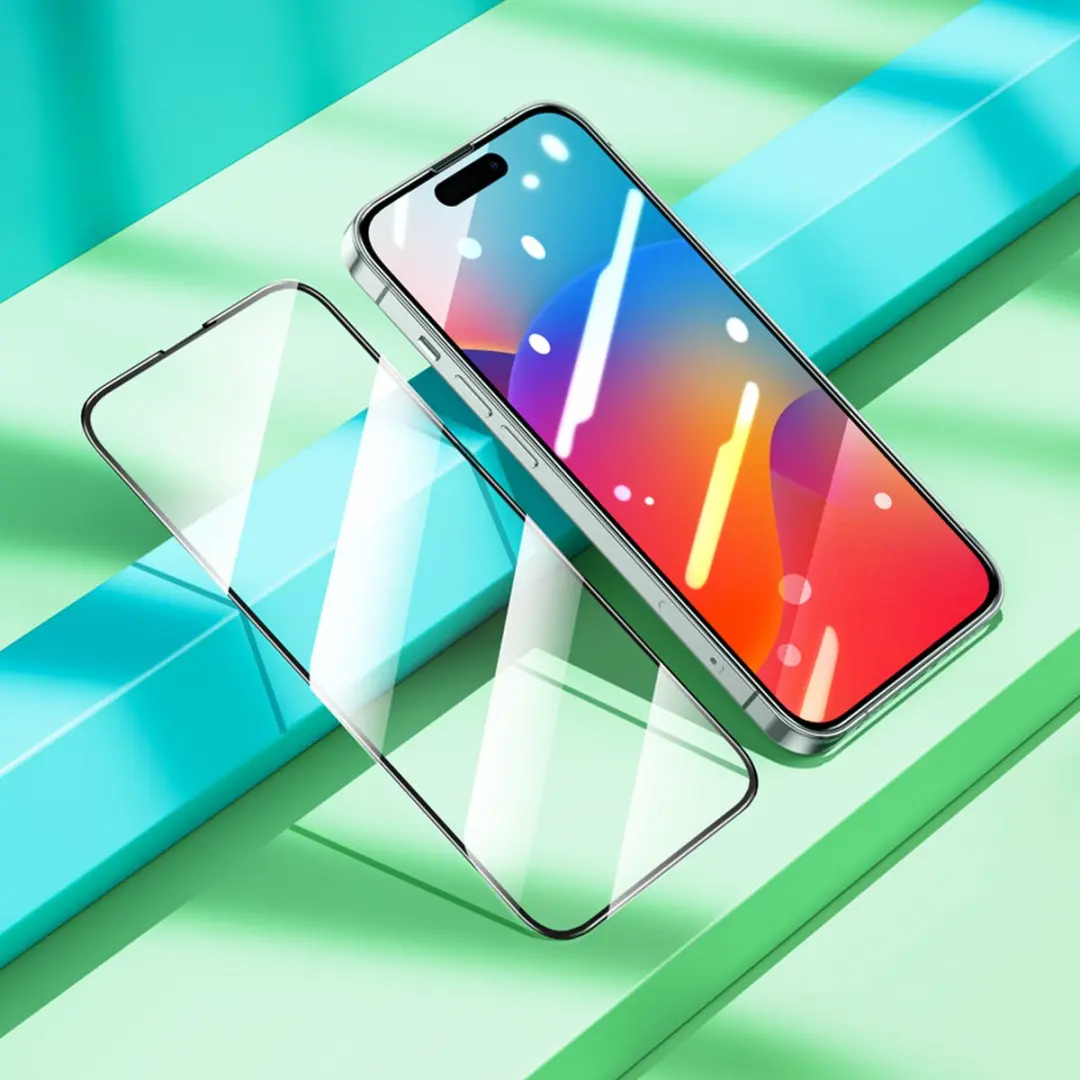 Hoco Glas iPhone 15 Pro - 5 Stuks