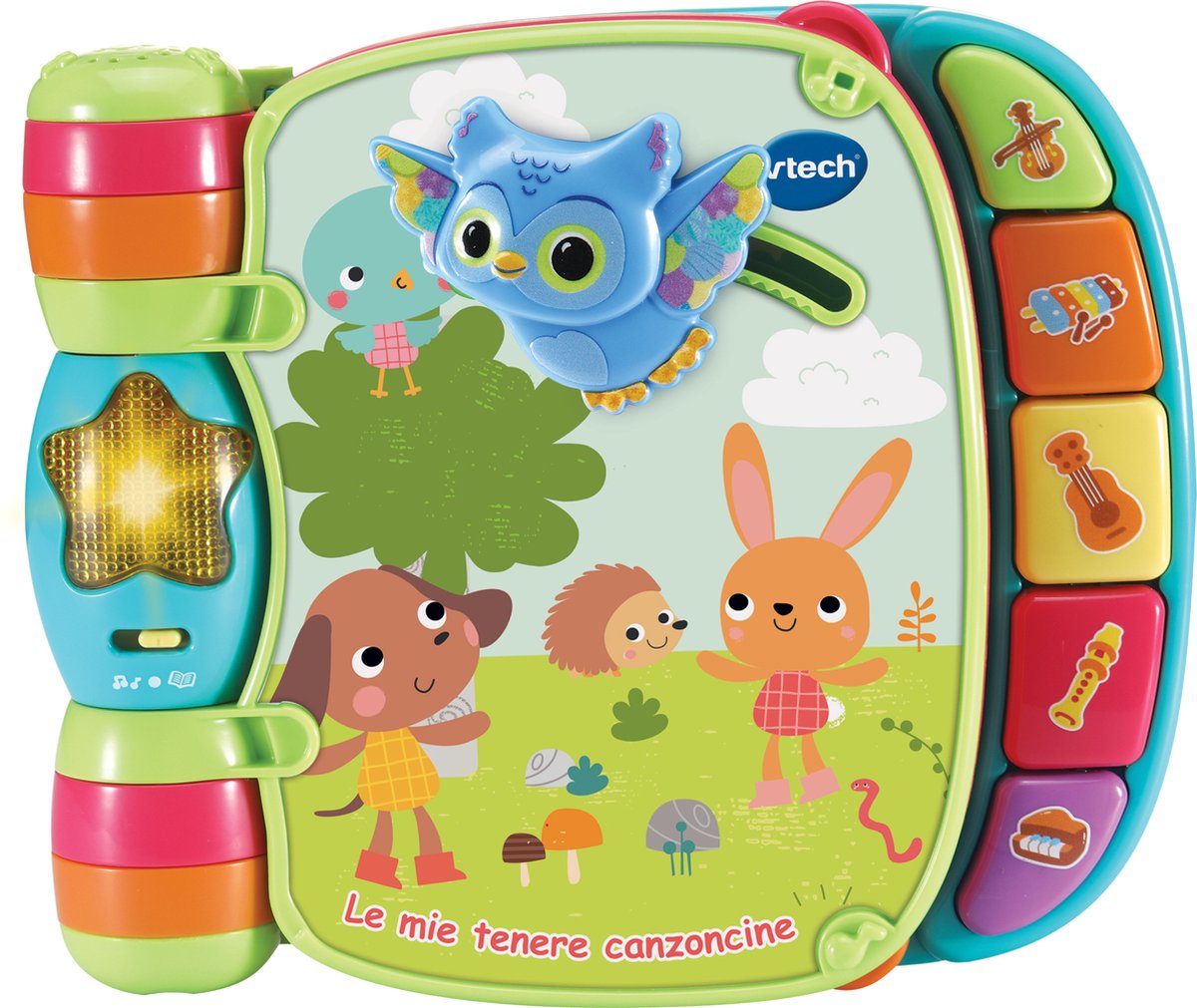 VTech Baby 80-166779, 0,5 jaar, Geluid, Spreekfunctie, Batterijen vereist, AAA, Synthetisch