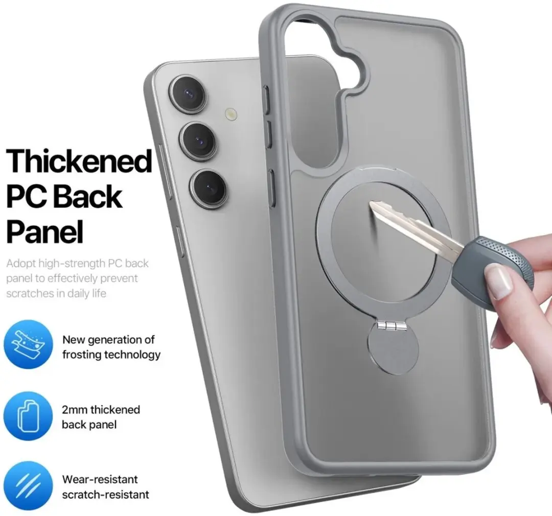 Dux Ducis Yind Magnetic Hoesje Samsung Galaxy S25 Plus - Grijs