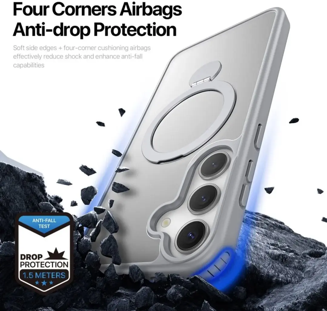 Dux Ducis Yind Magnetic Hoesje Samsung Galaxy S25 Plus - Grijs